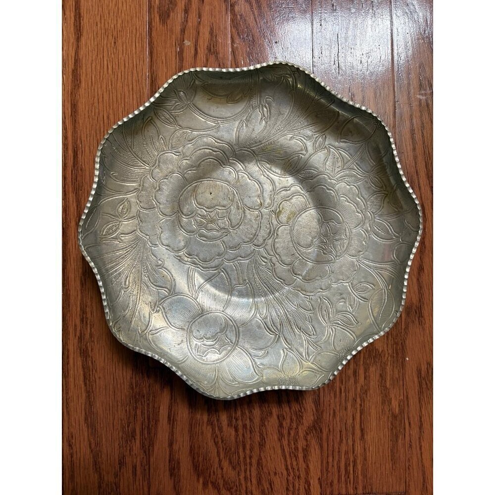 Wilson Specialties Co Wrought Aluminum 8” Floral Tray